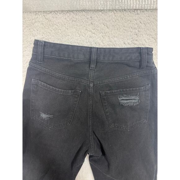 PacSun 90’s Boyfriend Distressed Black Jeans vtg inspired goth grunge streetwear - Picture 4 of 9
